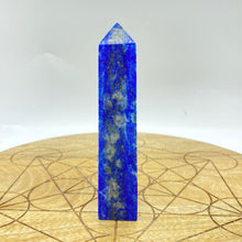 Load image into Gallery viewer, Lapis Lazuli Tower Point Crystal Generator Obelisk