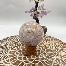 Load image into Gallery viewer, Strawberry Calcite Crystal Sphere Crystal Ball Gift
