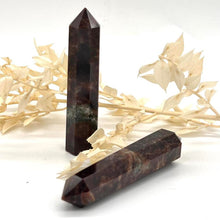 Load image into Gallery viewer, Red Garnet Crystal Tower Point Metaphysical, Crystal, Healing, Stone Tower
