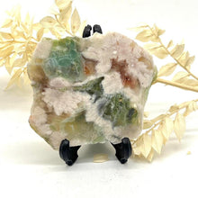 Load image into Gallery viewer, Green Flower Agate Crystal Raw Slab