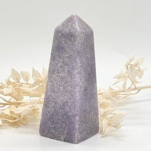 Load image into Gallery viewer, Lepidolite Crystal Tower Generator Point Gift for Her