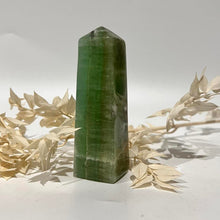 Load image into Gallery viewer, Green Banded Calcite Crystal Tower Metaphysical, Crystals, Healing, Stone