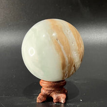 Load image into Gallery viewer, Caribbean Blue Calcite Crystal Sphere ball