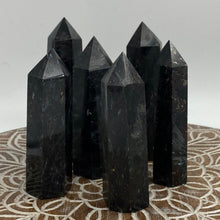 Load image into Gallery viewer, Astrophyllite Crystal Tower Point Generator
