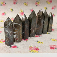Load image into Gallery viewer, Pyrite Crystal Tower Point Generator Fools Gold