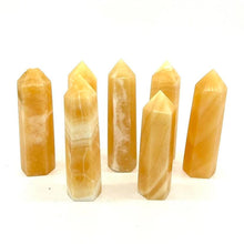Load image into Gallery viewer, Orange Calcite Crystal Tower Point Generator Orange Crystal Stone