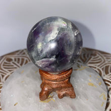 Load image into Gallery viewer, Fluorite Crystal Sphere Crystal Ball Specimen Gift