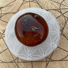 Load image into Gallery viewer, Carnelian Crystal Palm Stone Palmstone