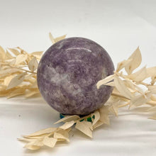 Load image into Gallery viewer, Lepidolite Crystal Sphere Crystal Ball Gift
