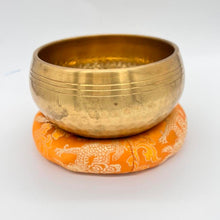 Load image into Gallery viewer, Hand Made Fabric Donut 12cm Singing Bowl Sound Healing Nepalese