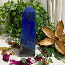 Load image into Gallery viewer, Lapis Lazuli Tower Point Crystal