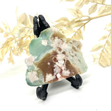 Load image into Gallery viewer, Green Flower Agate Crystal Raw Slab