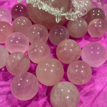 Load image into Gallery viewer, Mini Rose Quartz Crystal Sphere