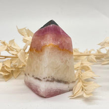 Load image into Gallery viewer, Pink Aragonite Crystal Tower Point Obekisk  Pink Crystal