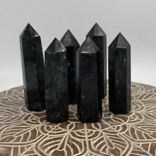 Load image into Gallery viewer, Astrophyllite Crystal Tower Point Generator
