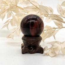 Load image into Gallery viewer, Red Tigers Eye Crystal Sphere Crystal Ball