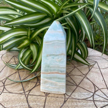 Load image into Gallery viewer, Caribbean Calcite Tower Point Generator Obelisk Gift For Her