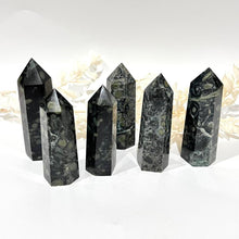 Load image into Gallery viewer, Kambaba Jasper Crystal Tower Point Generator