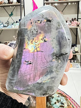 Load image into Gallery viewer, Labradorite Freeform Crystal Rock with Rainbow Flash