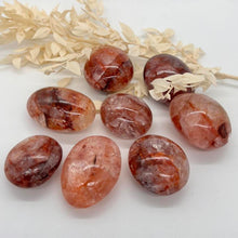 Load image into Gallery viewer, Fire Quartz Crystal Palm Stone Crystal
