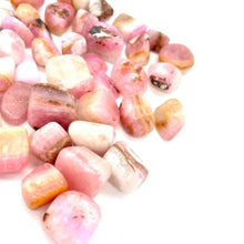 Load image into Gallery viewer, Pink Aragonite Crystal Tumble Stone Tumbled Stone Tumbles