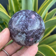 Load image into Gallery viewer, Lepidolite Crystal Sphere Crystal Ball Specimen Gift