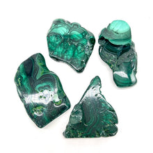 Load image into Gallery viewer, Malachite Polished Crystal Slab Raw Crystal