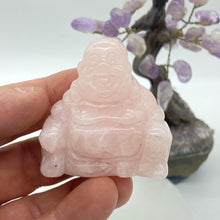 Load image into Gallery viewer, Rose Quartz Buddha Crystal Carving