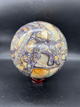 Load image into Gallery viewer, Natural Fluorite Pattern Crystal Sphere Crystal Ball Specimen Gift