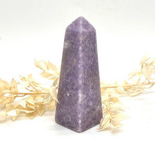 Load image into Gallery viewer, Lepidolite Crystal Tower Generator Point Gift for Her