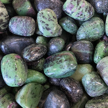 Load image into Gallery viewer, Ruby and Zoisite Tumbled / Tumble Stone / Tumbles