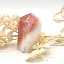 Load image into Gallery viewer, Pink Aragonite Crystal Tower Point Obekisk Pink Crystal
