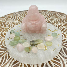 Load image into Gallery viewer, Rose Quartz Buddha Crystal Carving