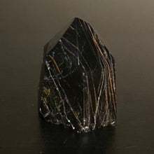 Load image into Gallery viewer, Black Tourmaline Crystal Tower Point Generator