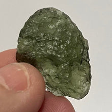 Load image into Gallery viewer, Moldavite Genuine A Grade 4.33g Raw Crystal Specimen with Certificate of Authenticity