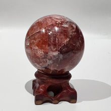 Load image into Gallery viewer, Fire Quartz Crystal Sphere Crystal Ball