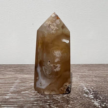 Load image into Gallery viewer, Flower Agate Crystal Tower Point Generator