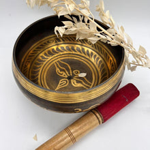 Load image into Gallery viewer, Tibetan Brass Singing Bowl 15cmSound Healing Bowl