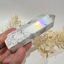 Load image into Gallery viewer, Aura Howlite Crystal Tower Point Generator