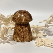 Load image into Gallery viewer, Chocolate Calcite Mushroom Crystal Carving