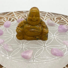Load image into Gallery viewer, Crazy Lace Agate Buddha Crystal Carving