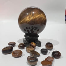 Load image into Gallery viewer, Tigers Eye Crystal Sphere Crystal Ball