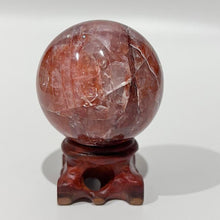 Load image into Gallery viewer, Fire Quartz Crystal Sphere Crystal Ball