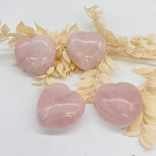 Load image into Gallery viewer, Rose Quartz Puffy Crystal Heart