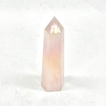 Load image into Gallery viewer, Angel Aura Rose Quartz Crystal Tower Point Generator