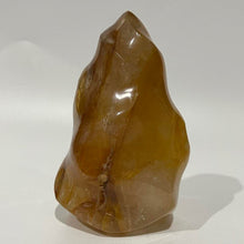 Load image into Gallery viewer, Golden Healer Flame Crystal Carving
