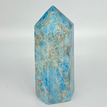 Load image into Gallery viewer, Apatite Crystal Tower Point Generator Blue Crystal