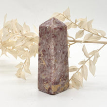 Load image into Gallery viewer, Strawberry Calcite Crystal Tower Point Obelisk Gift