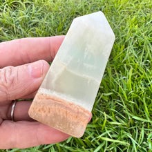 Load image into Gallery viewer, Caribbean Calcite Tower Point Generator Obelisk Gift For Her