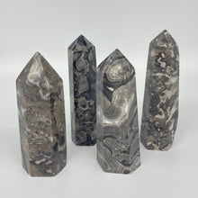 Load image into Gallery viewer, Picasso Jasper Crystal Tower Point Generator